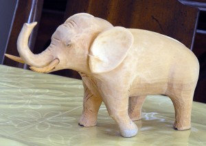 photo of carved elephant